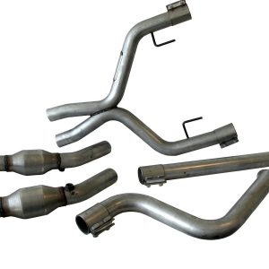 Off-Road X-Pipe w/Conv. - 05-09 Mustang V6 BBK4011