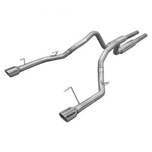 11- Mustang 3.7L 2.5in Cat Back Exhaust System PYPSFM79