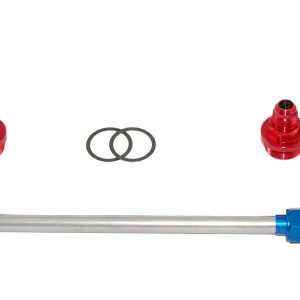 Polished S/S 4150 Carb. Fuel Line Kit AED60945