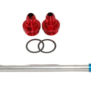 Polished S/S 4160 Carb. Fuel Line Kit AED60946