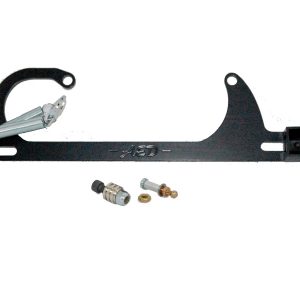 Chevy Throttle Cable & Spring Bracket - 4150 AED6600BK