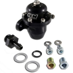 Adjustable Fuel Pressure Regulator Black AEM25-300BK