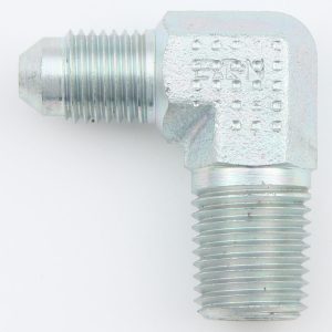 90 Male Elbow #6 To 1/4 Npt Steel Fitting AERFCM2616