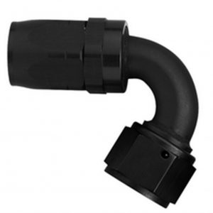 #6 120 Degree Hose End Black AERFCM4442