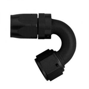 #6 150 Deg Hose End Black AERFCM4452