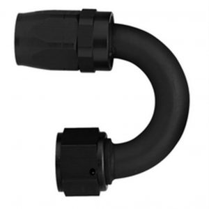 #10 180 Deg Hose End Black AERFCM4464