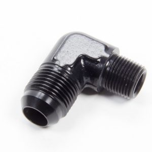 90 Deg #10 to 3/8in Alum Adapter Black AERFCM5016