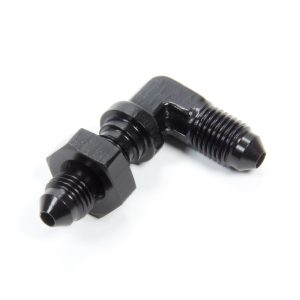 Alum 90 Deg Bulkhead Union #3 Flare Black AERFCM5799