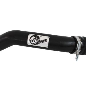 BladeRunner 3in Aluminum Hot Charge Pipe Black AFE46-20148-B