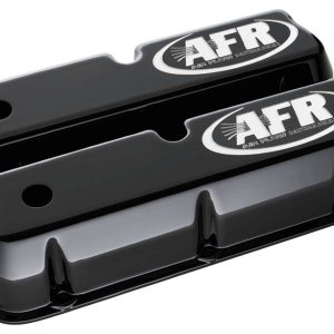 SBF Tall Alum Valve Cvr Black w/AFR Logo AFR6715