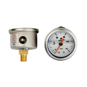 Fuel Pressure Gauge - 1.5in 0-15psi AFS15632