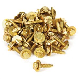 Body Bolt 1-1/8in 50pk Gold ALL16554-50