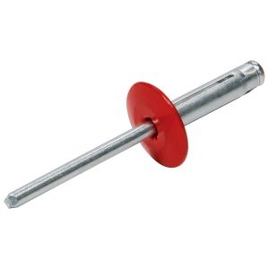 Lg Hd Rivet 250Pk Red Flange Type Alum Mandrel ALL18062