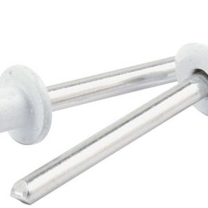 Sm Hd Rivet White Alum 250pk ALL18116