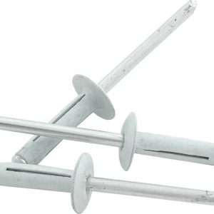 Md Hd Rivet 250Pk White Flange Type Alum Mandrel ALL18188