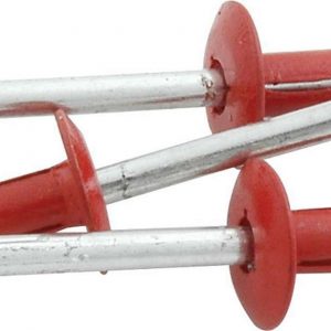 Md Hd Rivet 250Pk Red Flange Type Alum Mandrel ALL18189