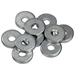 1/8in Back Up Washers 500Pk Aluminum ALL18200