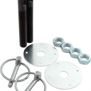 Alum Hood Pin Kit 1/2in with 1/4in Clips Black ALL18504