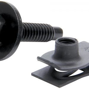 Body Bolt Kit w/ Clips 50pk Black ALL18558-50