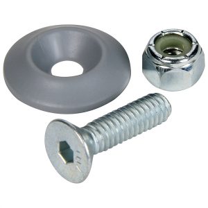 Countersunk Bolt Kit Silver 10pk ALL18685