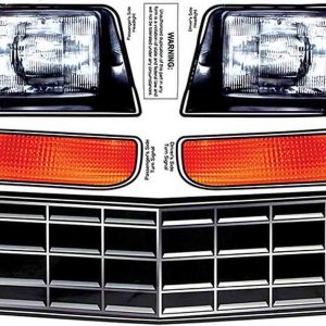 M/C SS Nose Decal Kit Stock Grille 1983-88 ALL23014