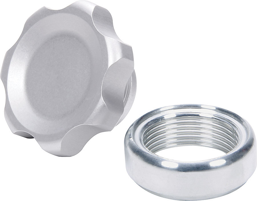 Filler Cap Silver with Weld-In Alum Bung Small ALL36160