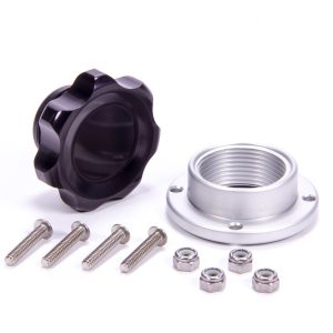 Filler Cap Black with Bolt-In Alum Bung Small ALL36181