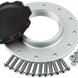 Fuel Cell Cap and Bung RCI/JAZ 12-Bolt Black ALL40136