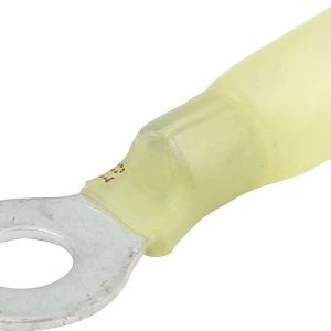 Ring Terminal 1/4in Hole Heat Shrink 12-10 10pk ALL76084