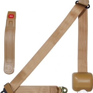 Seat Belt Retractable 3pt Tan ALL98118