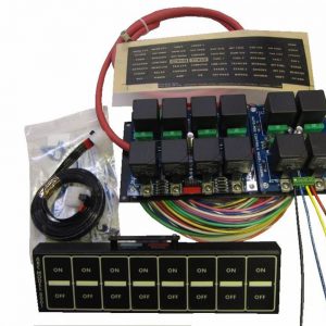 8 Switch In-Dash Control Module  Black Faceplate ARC8001D