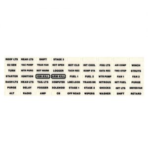 Label Set - Electronic Flat Touch Model ARCLB1