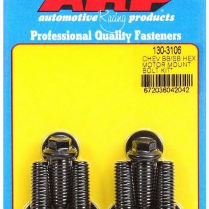 Motor Mount Bolt Kit 6pt. Chevy ARP130-3106