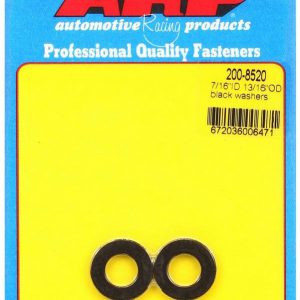 7/16 ID x 13/16 OD Black Washers (2pk) ARP200-8520