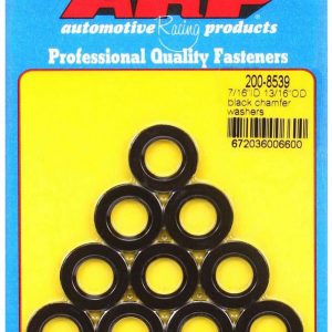 Black Washers - 7/16 ID x 13/16 OD (10) ARP200-8539