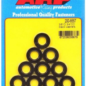 Black Washers - 3/8 ID x 3/4 OD (10) ARP200-8557
