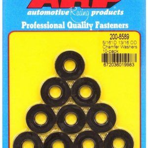 Black Washers - 5/16 ID x 13/16 OD (10) ARP200-8589