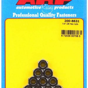1/4-28 Hex Nut w/Flange Kit (10pk) ARP200-8631