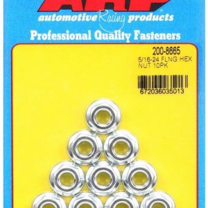 Hex Serrated Flange Nuts 5/16-24 (10) ARP200-8665