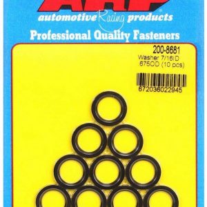 Conn. Rod Washers - 7/16 ID x .675 OD Chamfer(10) ARP200-8681