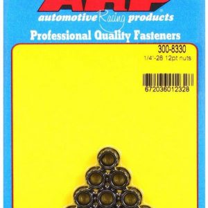 1/4-28 12pt. Nuts (10) ARP300-8330