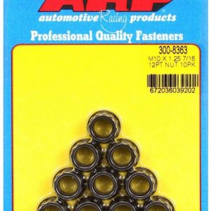 10mm x 1.25 12pt. Nuts (10) ARP300-8363