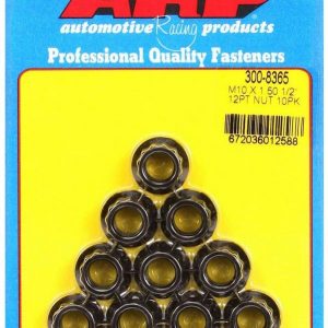 10mm x 1.50 12pt. Nuts (10) ARP300-8365