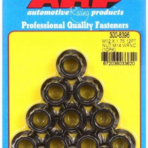 12mm x 1.75 12pt. Nuts (10) ARP300-8396