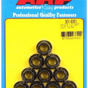 10mm x 1.0 12pt Nut Kit 10pk ARP301-8351