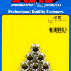 5/16-24 SS 12pt Nut Kit (10pk) ARP400-8331