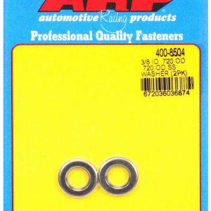 S/S Flat Washers - 3/8 ID x .715 OD (2pk) ARP400-8504