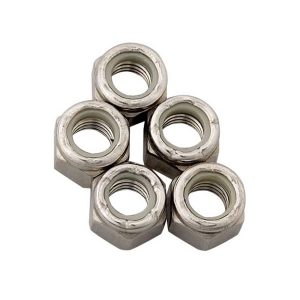 S/S 6pt. Fine Nyloc Nuts - 3/8-24 (5) ARP400-8764