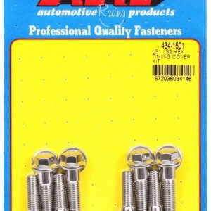 S/S Timing Cover Bolt Kit - 6pt. LS1/LS2 ARP434-1501