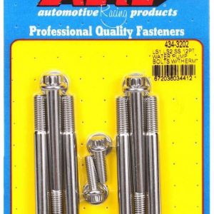 S/S W/P & Thermostat Hsg Bolt Kit - 12pt. LS1/LS2 ARP434-3202